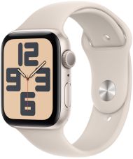 Apple Watch SE 2, 44 мм, корпус из алюминия цвета сияющая звезда, спортивный ремешок цвета сияющая звезда, GPS + Cellular, M/L